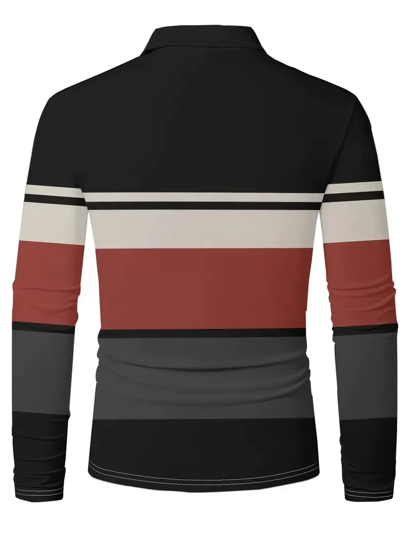 La nouvelle chemise POLO à manches longues pour hommes pour le printemps et l'automne 2025