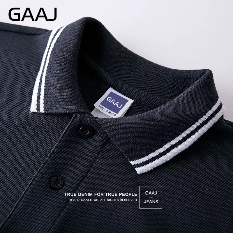 GAAJ Polo Shirt Hommes Plus Taille