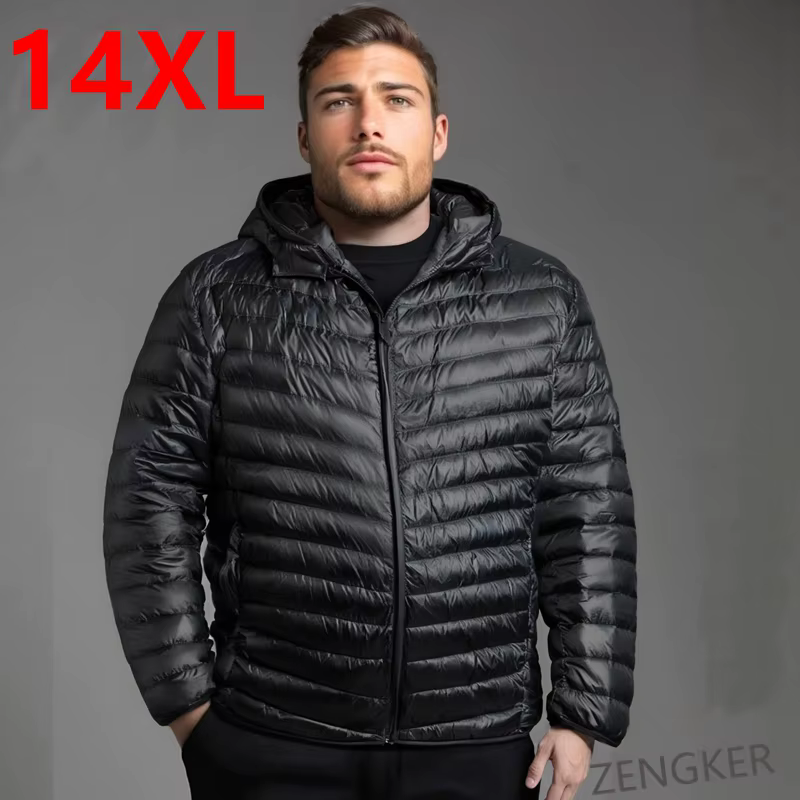Doudoune légère surdimensionnée pour homme