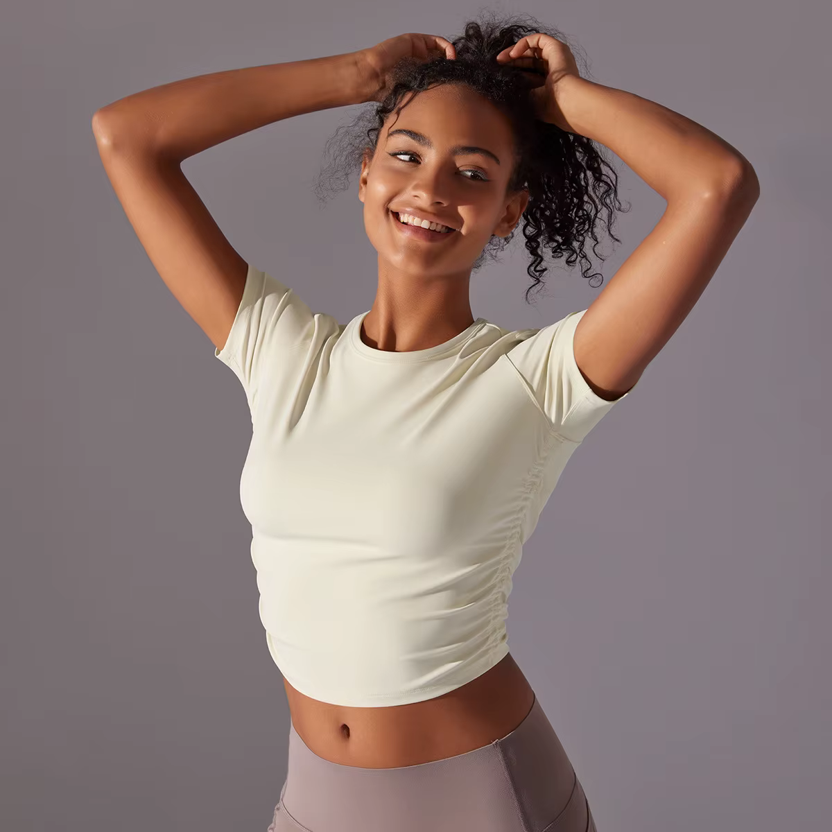 Chemises de sport à manches courtes pour femmes