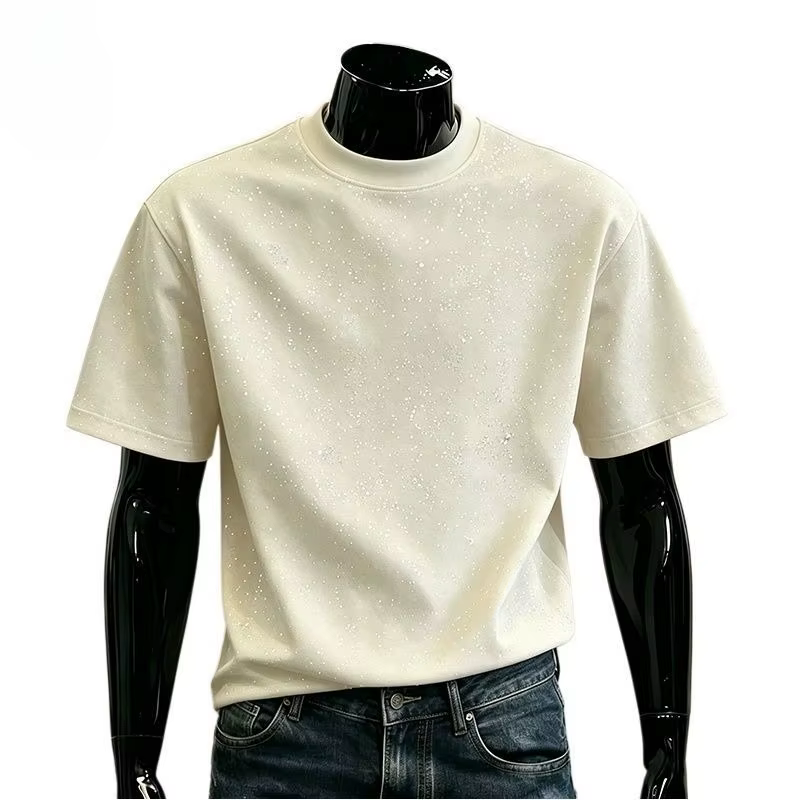 T-shirt rétro à manches courtes pour hommes