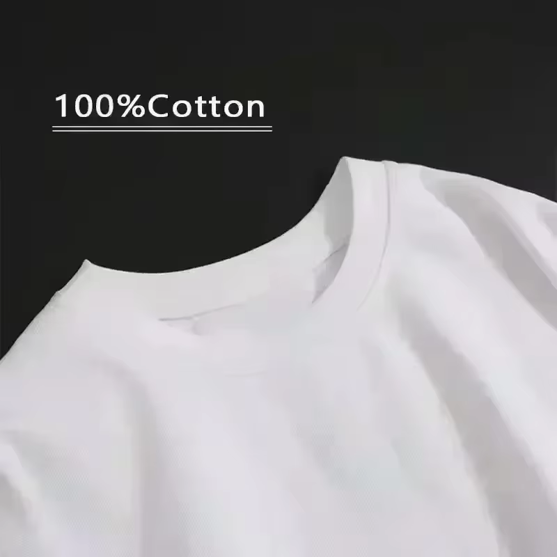 Marron blanc Look exportation qualité T-shirt à manches courtes décontracté couleur unie Couple femmes haut hommes