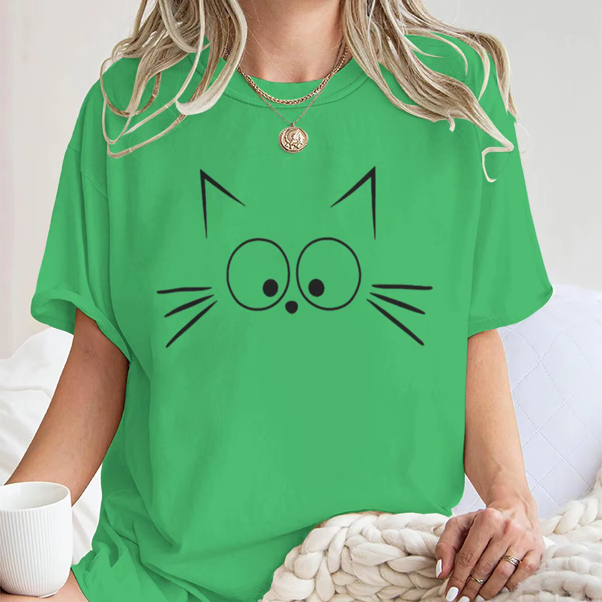 T-shirt unisexe à col rond