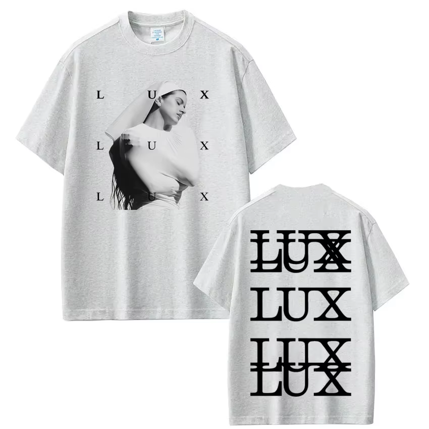 Chanteur Lux Rosalia mode impression T-shirt hommes femmes Harajuku vêtements T-shirts à manches courtes décontracté