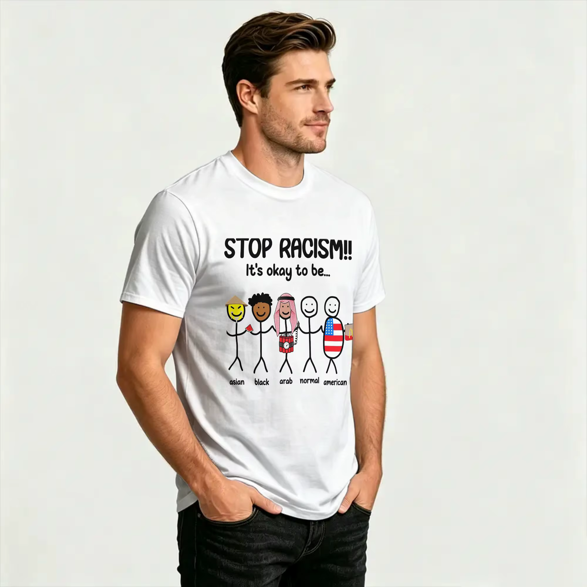 T-shirts Stop Racism It's Okay To Be Asian