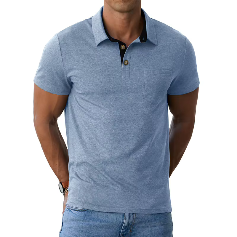 Polo pour homme à manches courtes