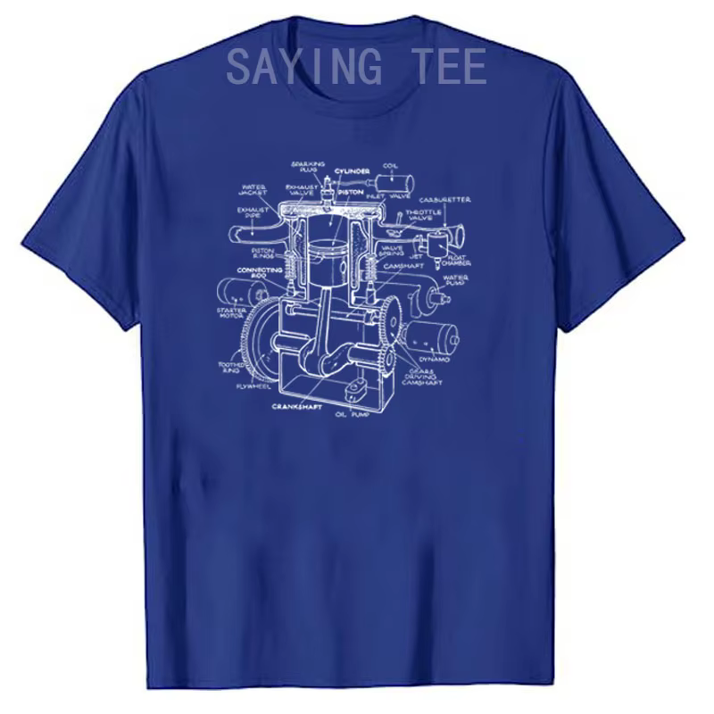 T-shirt graphique Carguy pour hommes