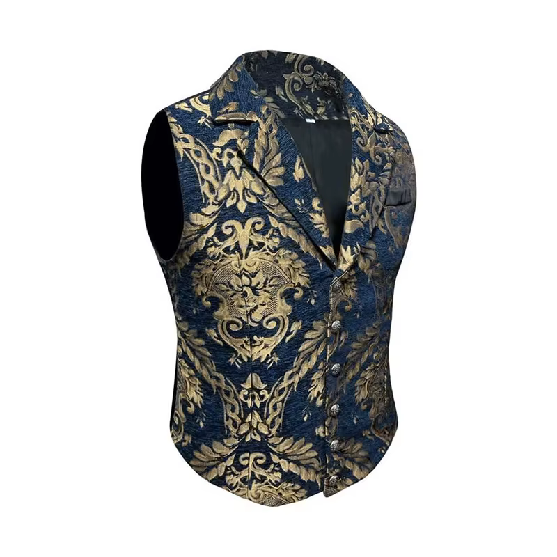 Gilet Homme Tendance Style Coréen à Bouton Unique