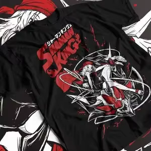 T-shirt japonais anime Shaman King, YChaînes Asakura