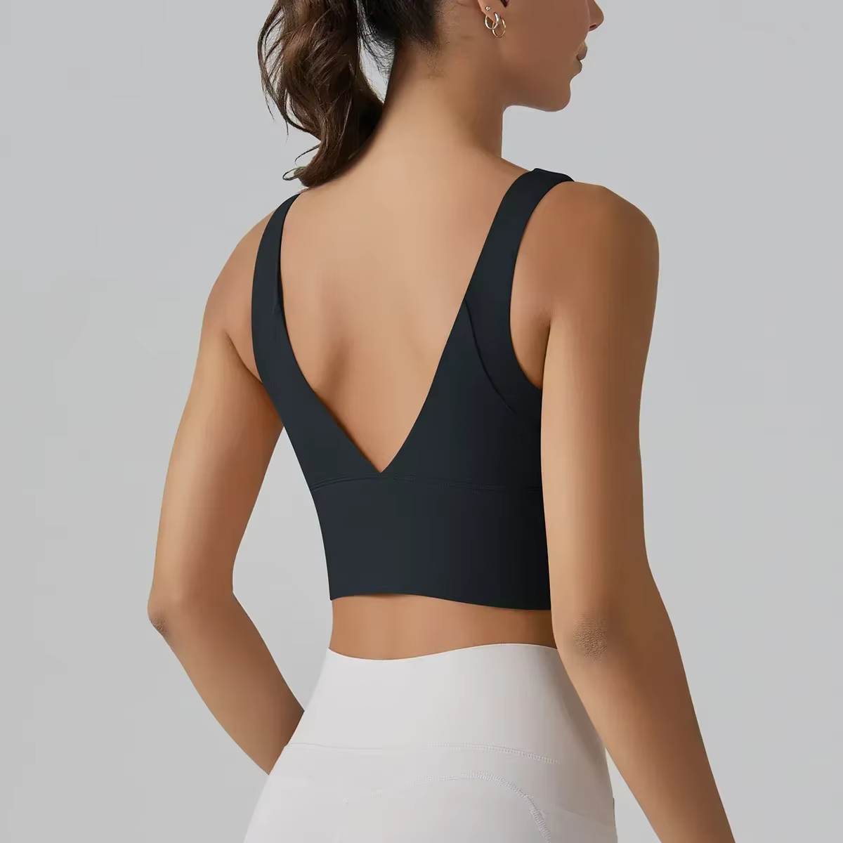 MIML Débardeur de Yoga pour Femmes Gym Entraînement Pilates Vêtements Chemisier de Sport Gilet