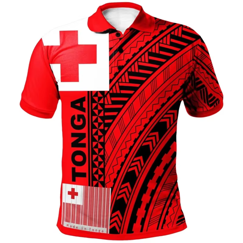 Polos College en 3D pour hommes