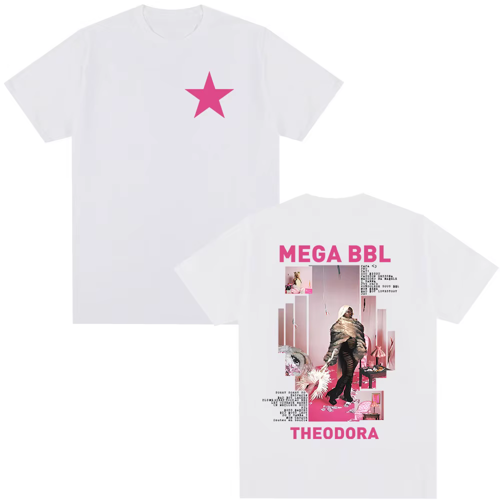 T-shirt Rapper Theodora Mega Bbl Album pour Hommes et Femmes
