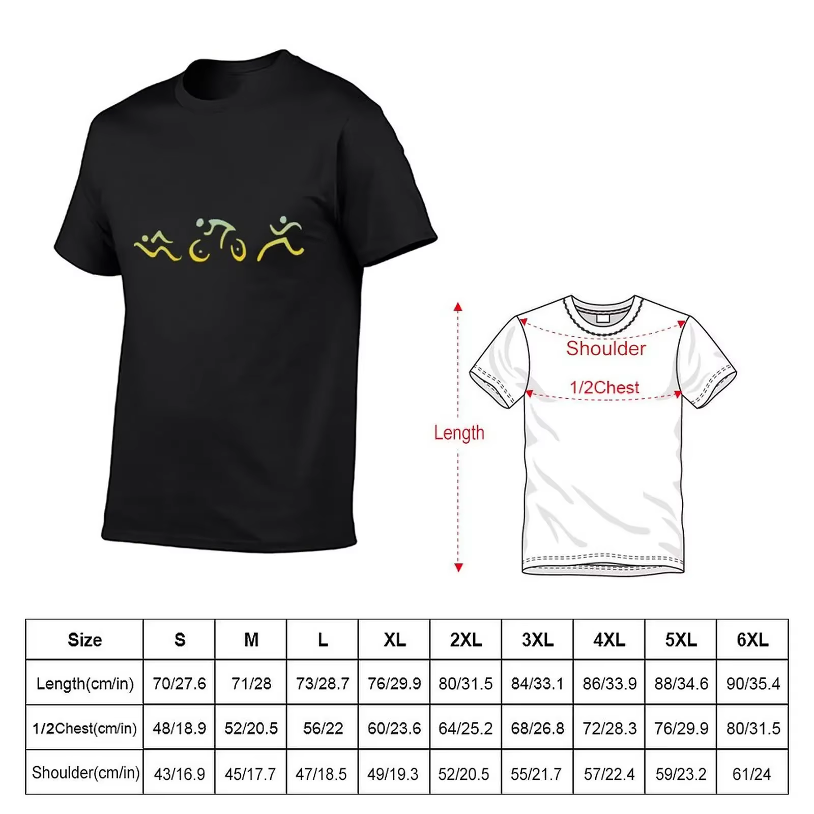 Triathlon T-Shirt été 2025 chemise personnalisée animal prinfor garçons hommes t-shirts graphiques