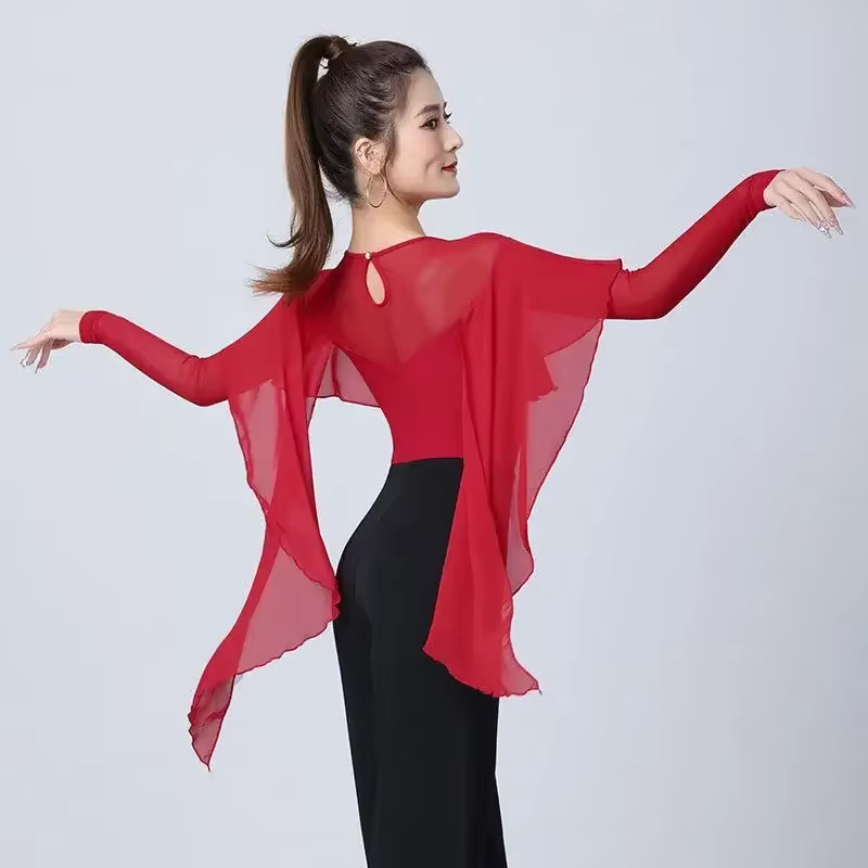 Haut de danse latine Sexy pour femmes