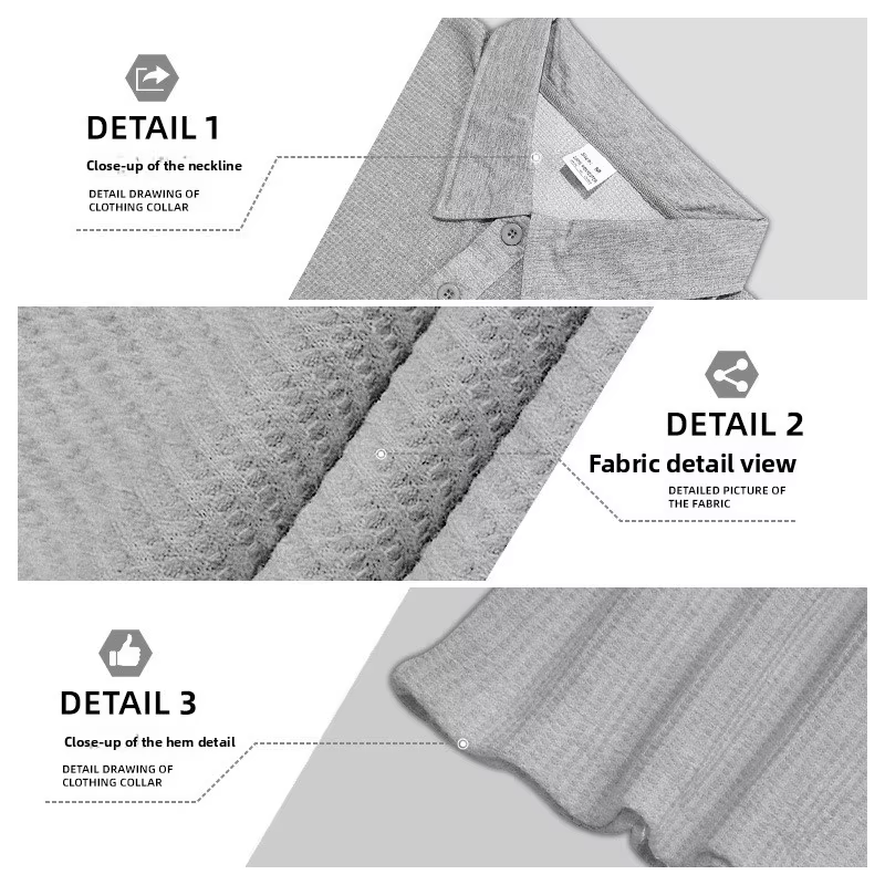 Polo à manches longues pour hommes