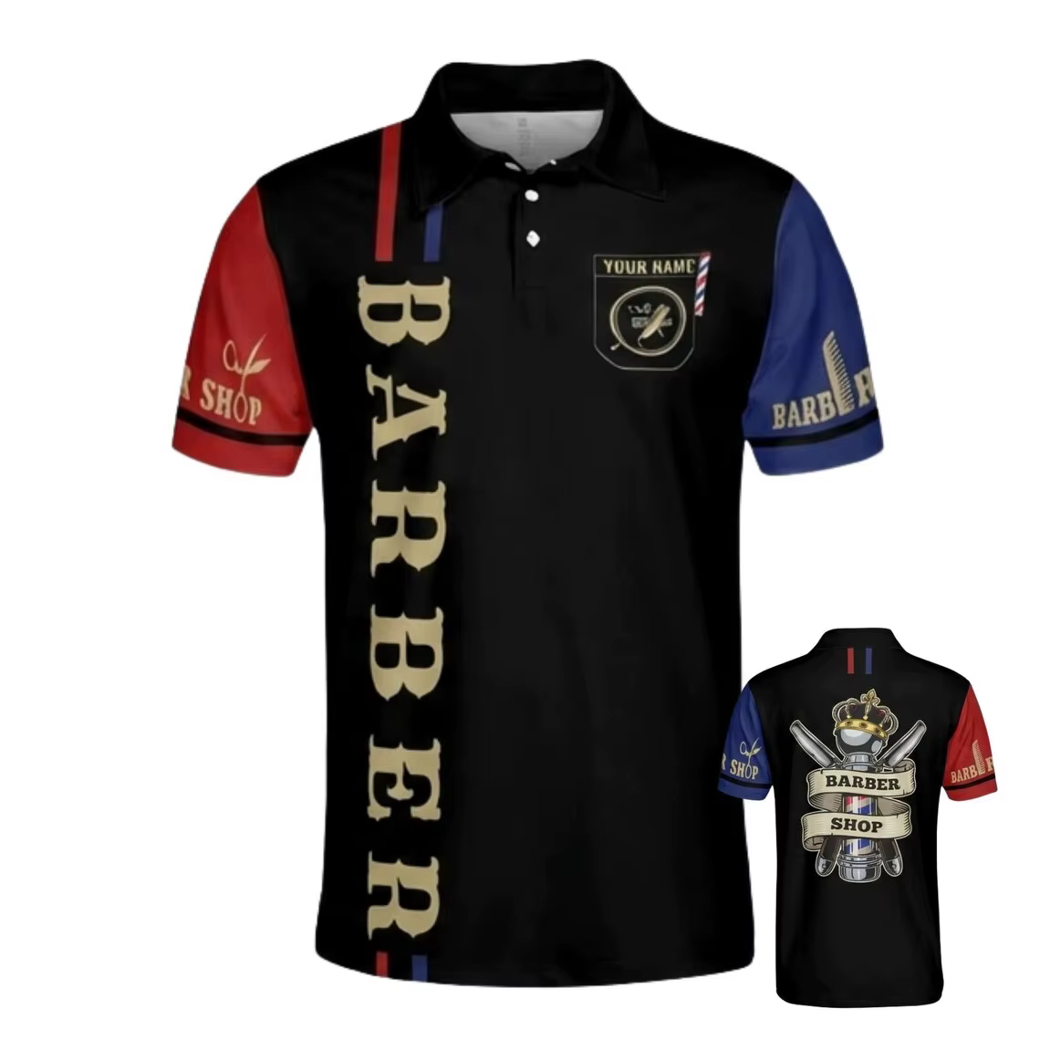Polo personnalisé pour barbier