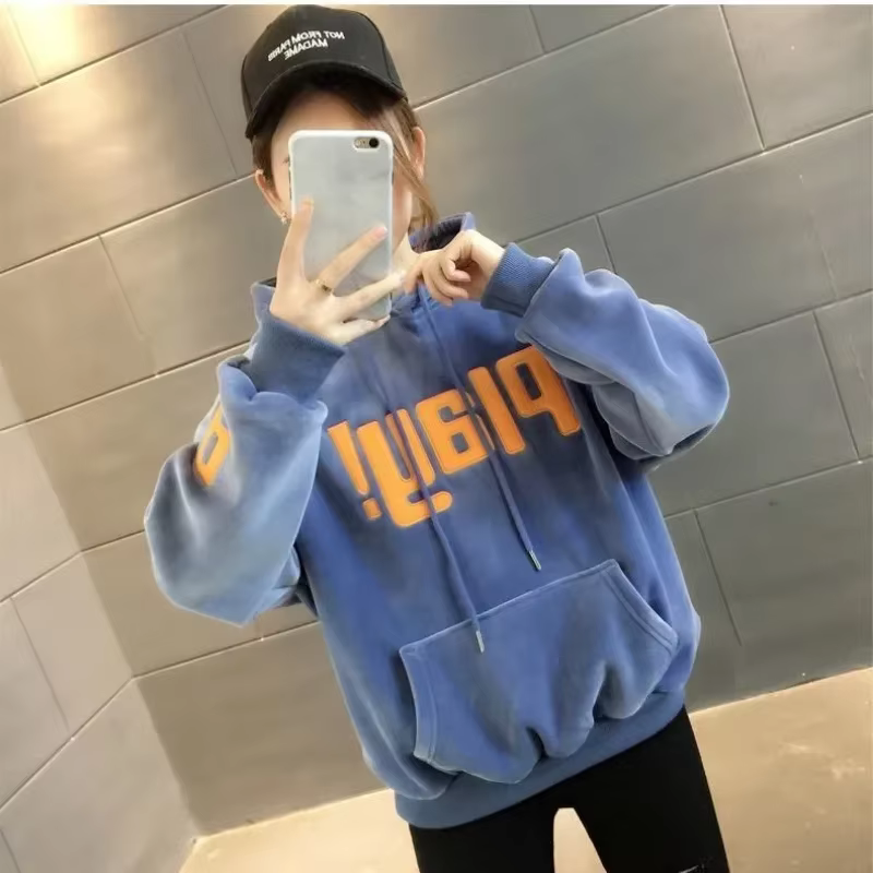 Sweats à capuche à manches longues PVD pour femmes