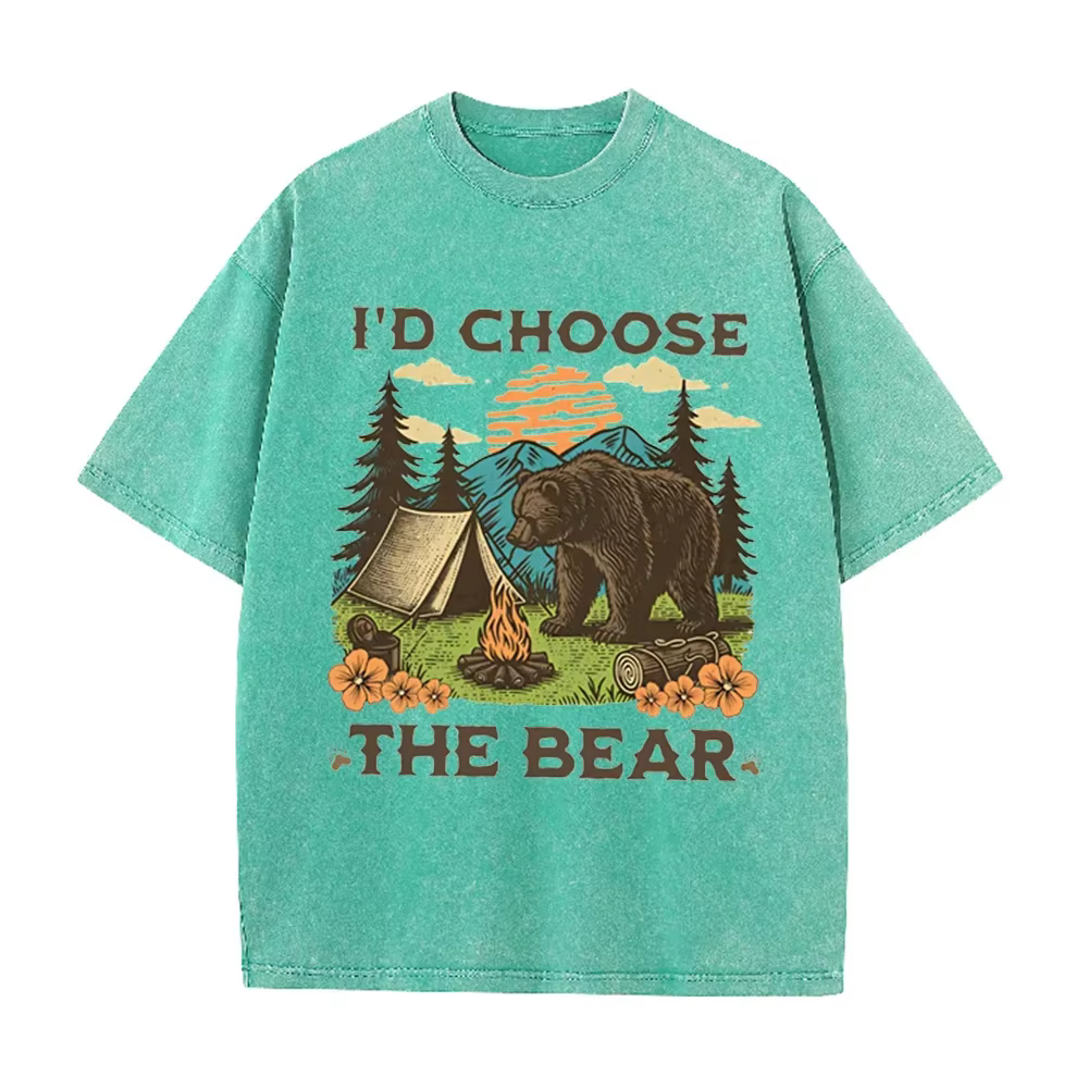 T-shirt décontracté en coton à col rond et manches courtes pour femme