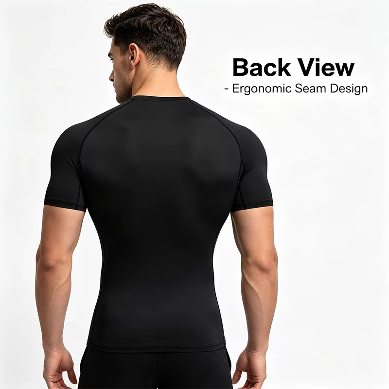 T-shirt de sport moulant pour homme