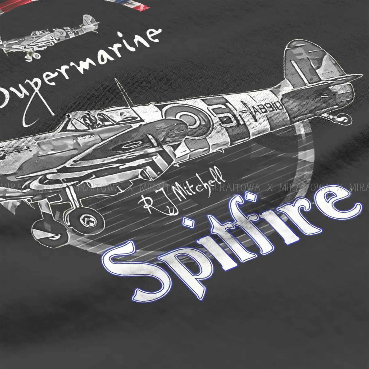 Spitfire – t-shirt créatif pour hommes