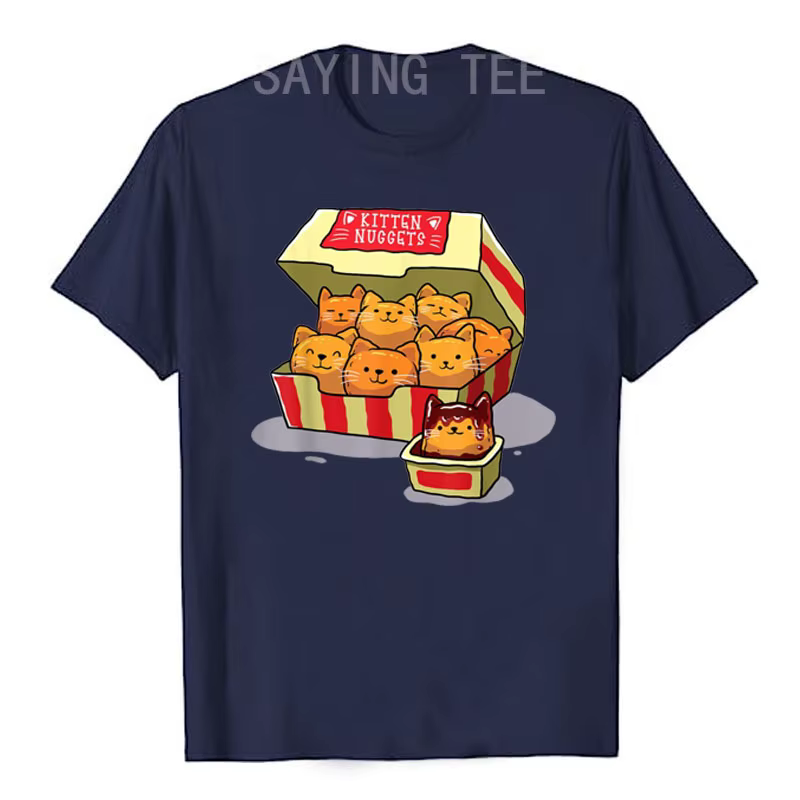 T-shirt jetable de pépites de chaton