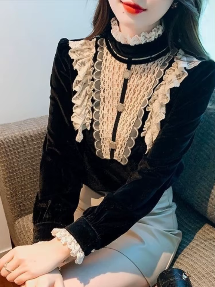 Haut en dentelle pour femmes