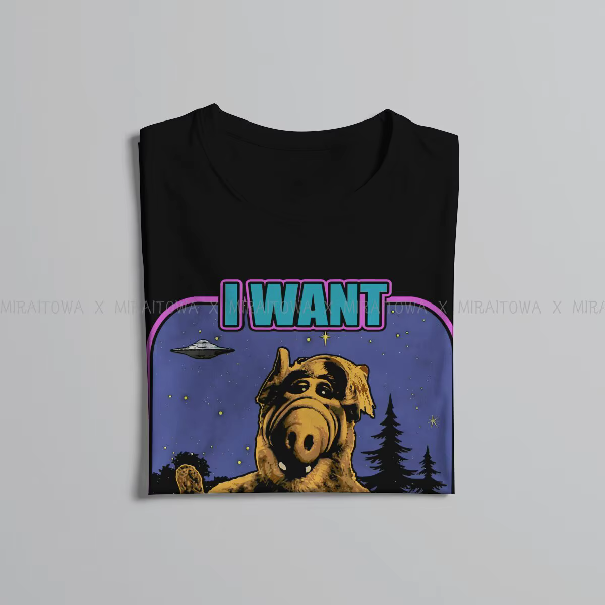 ALF la série animée t-shirt créatif pour hommes je veux croire
