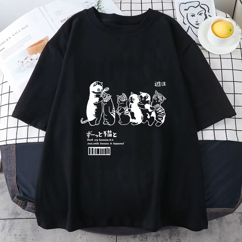 T-shirt Oversize à Manches Courtes pour Femme