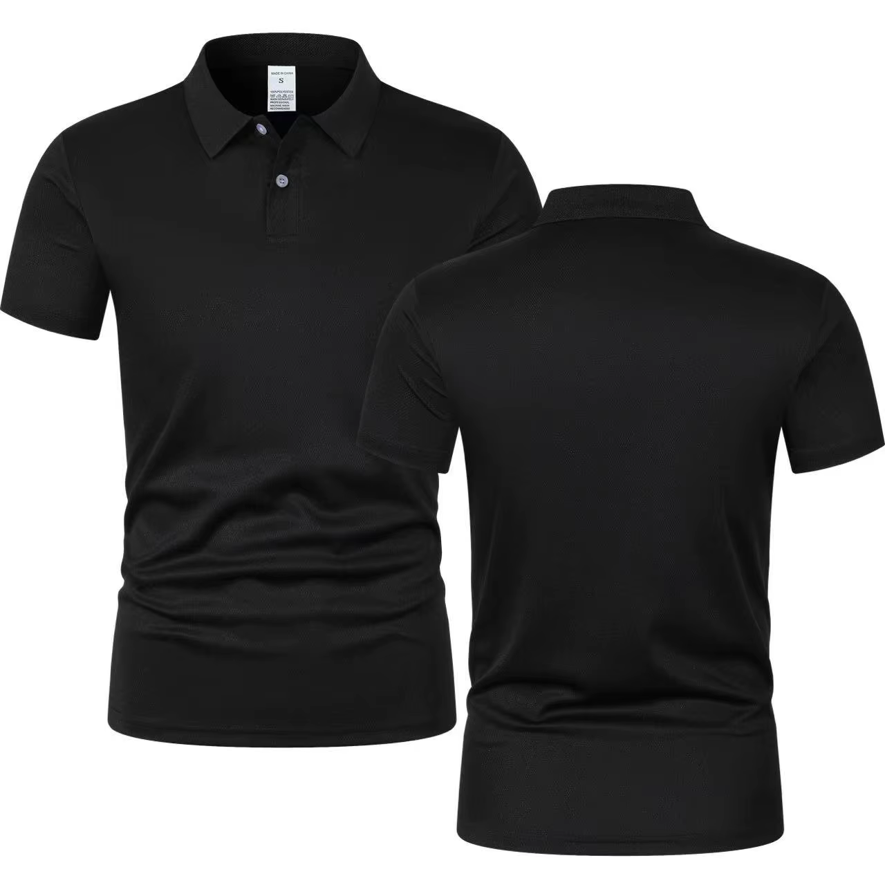 2025 Polo de couleur unie ultra-léger pour hommes