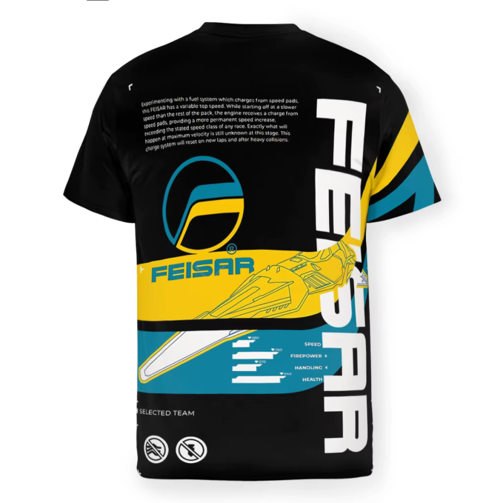 T-shirt en polyester Wipeout pour hommes