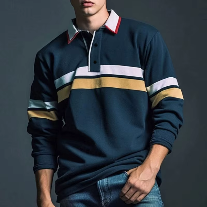 Polo de Golf à manches longues pour hommes