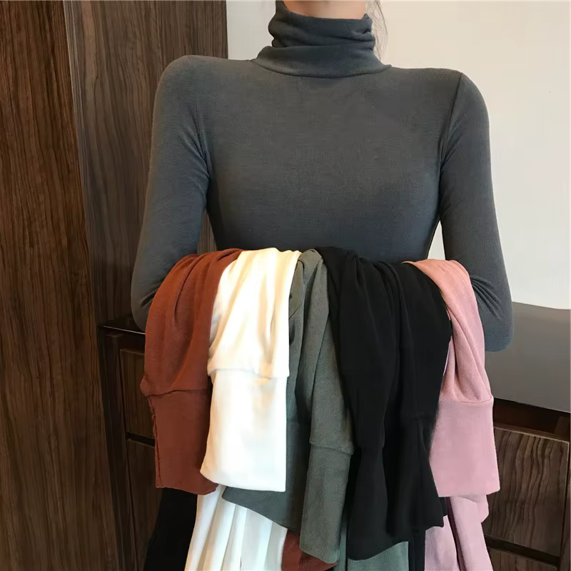 T-shirt à manches longues pour femmes, noir et blanc
