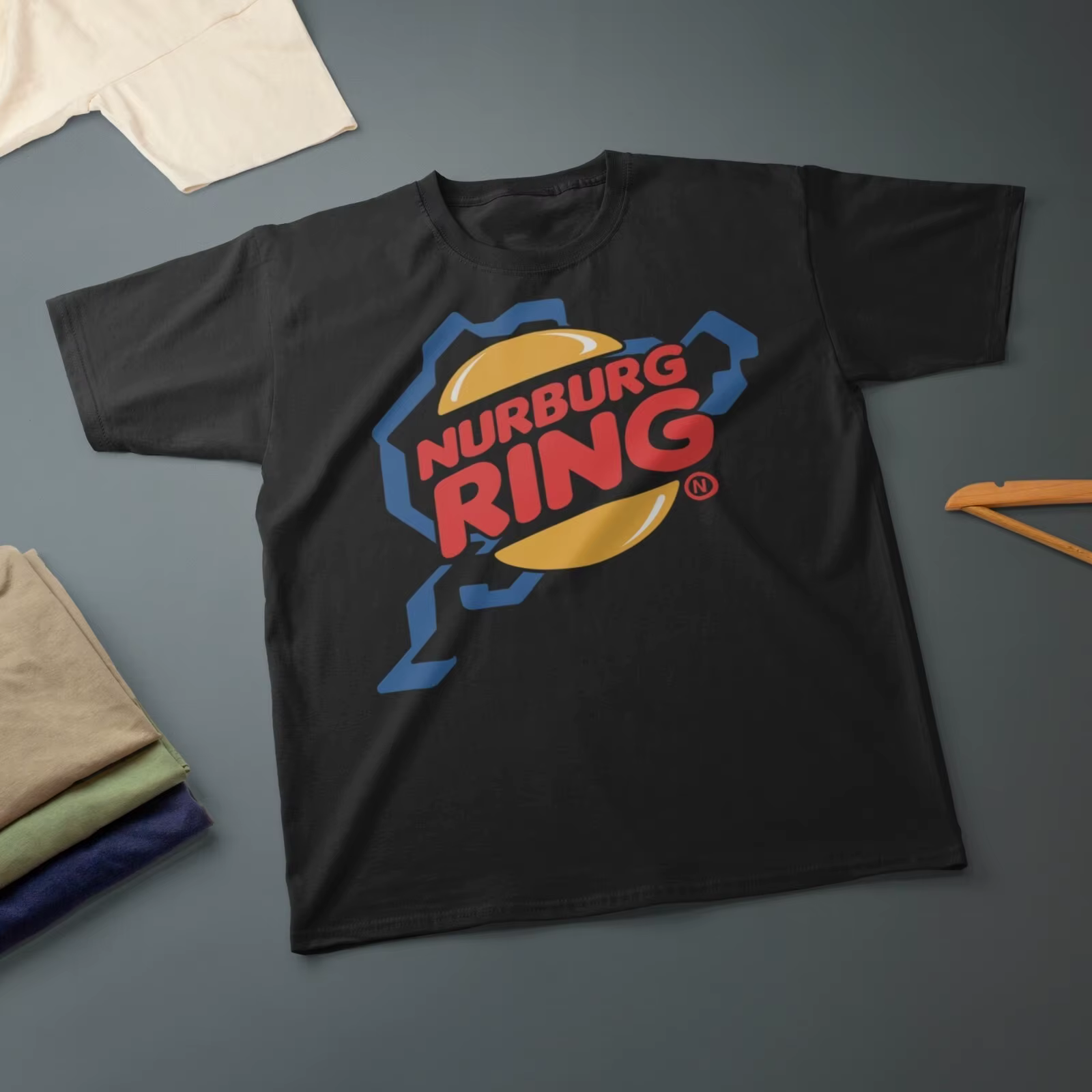 T-Shirt Nurburgring Burger pour motards