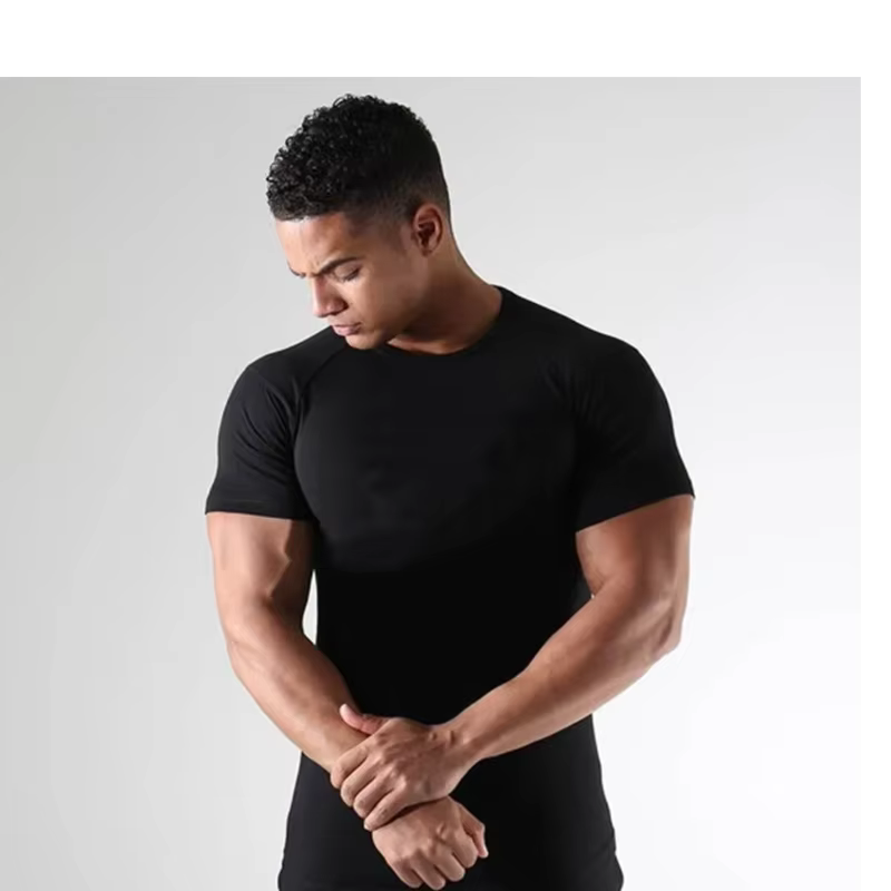 T-shirt de compression à manches courtes pour homme
