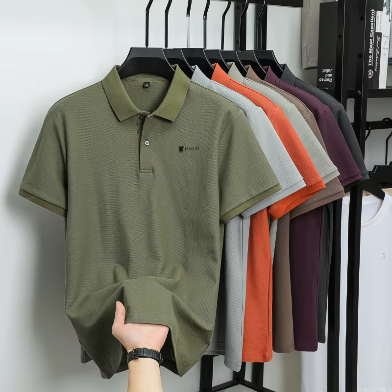 Polo classique d'été Paul Brand New Pony Design respirant pour homme