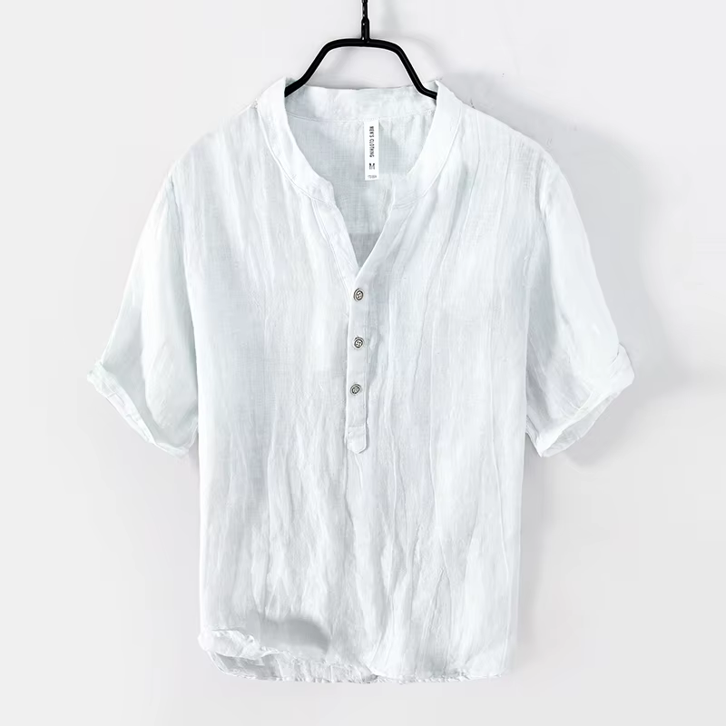 T-Shirt Vintage en lin pour hommes