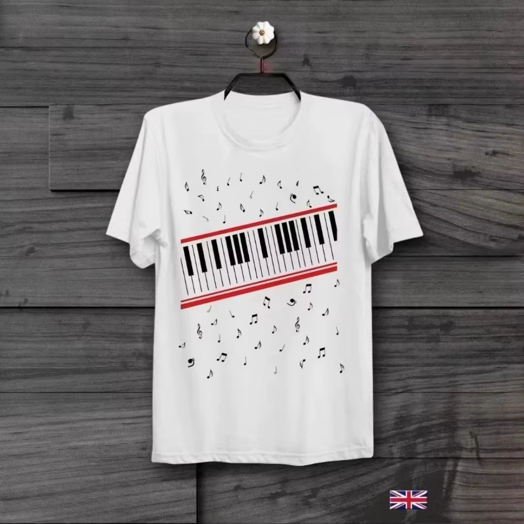 T-shirt Michael J Beat It Clavier de Piano, T-shirt King of Pop Music 2026, T-shirt Michael, Cadeau pour Fan de Michael, T-shirt Homme, T-shirt Femme Y2K
