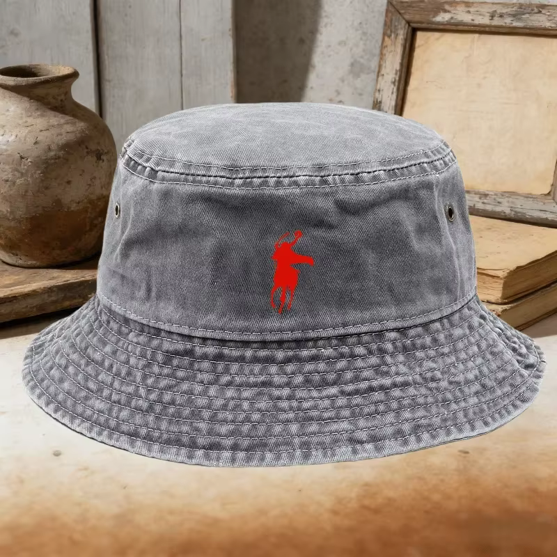 Chapeau de pêcheur Polo Sport, chapeau bob délavé, chapeau de soleil vintage décontracté, couvre-chef de camping, accessoire de mode, Detai