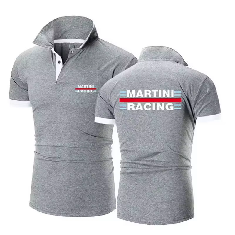 Polo décontracté à manches courtes pour hommes