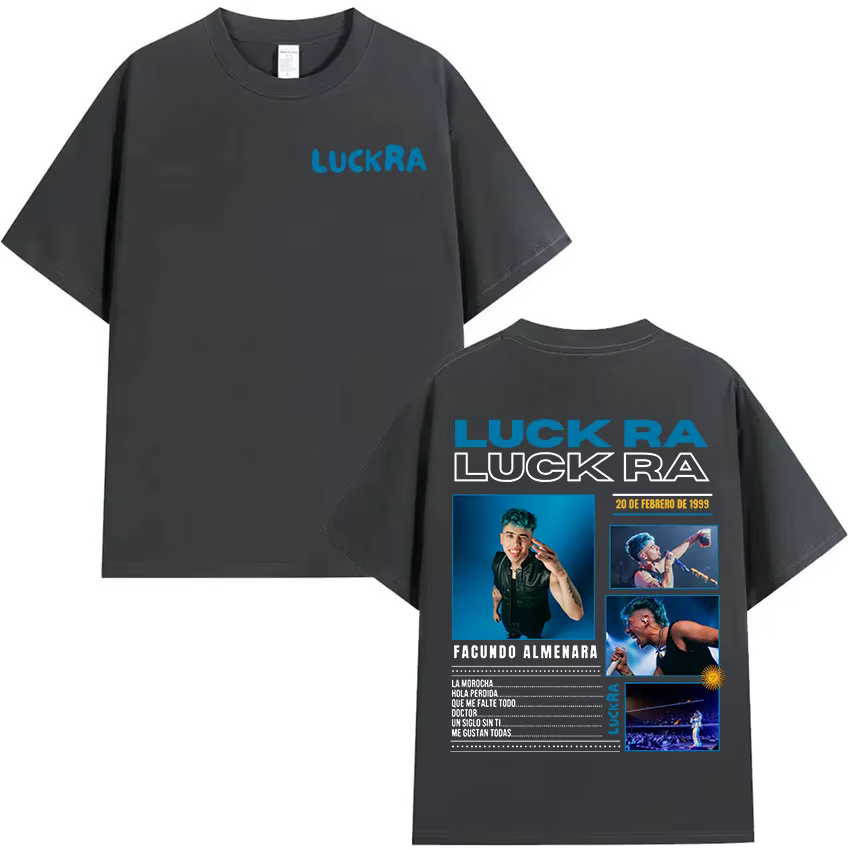Rappeur chance Ra FACUNDO ALMENARA Album 2025 t-shirts graphiques hommes Hip Hop mode coton à manches courtes T-shirt unisexe Streetwear