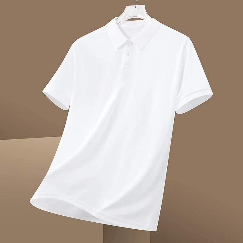 Polo basique uni pour homme