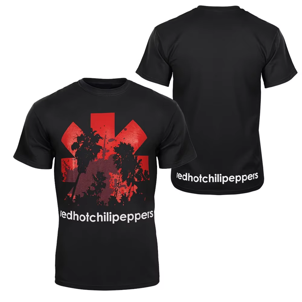 Red Hot Chili Peppers - T-shirt à manches courtes style streetwear américain pour hommes et femmes