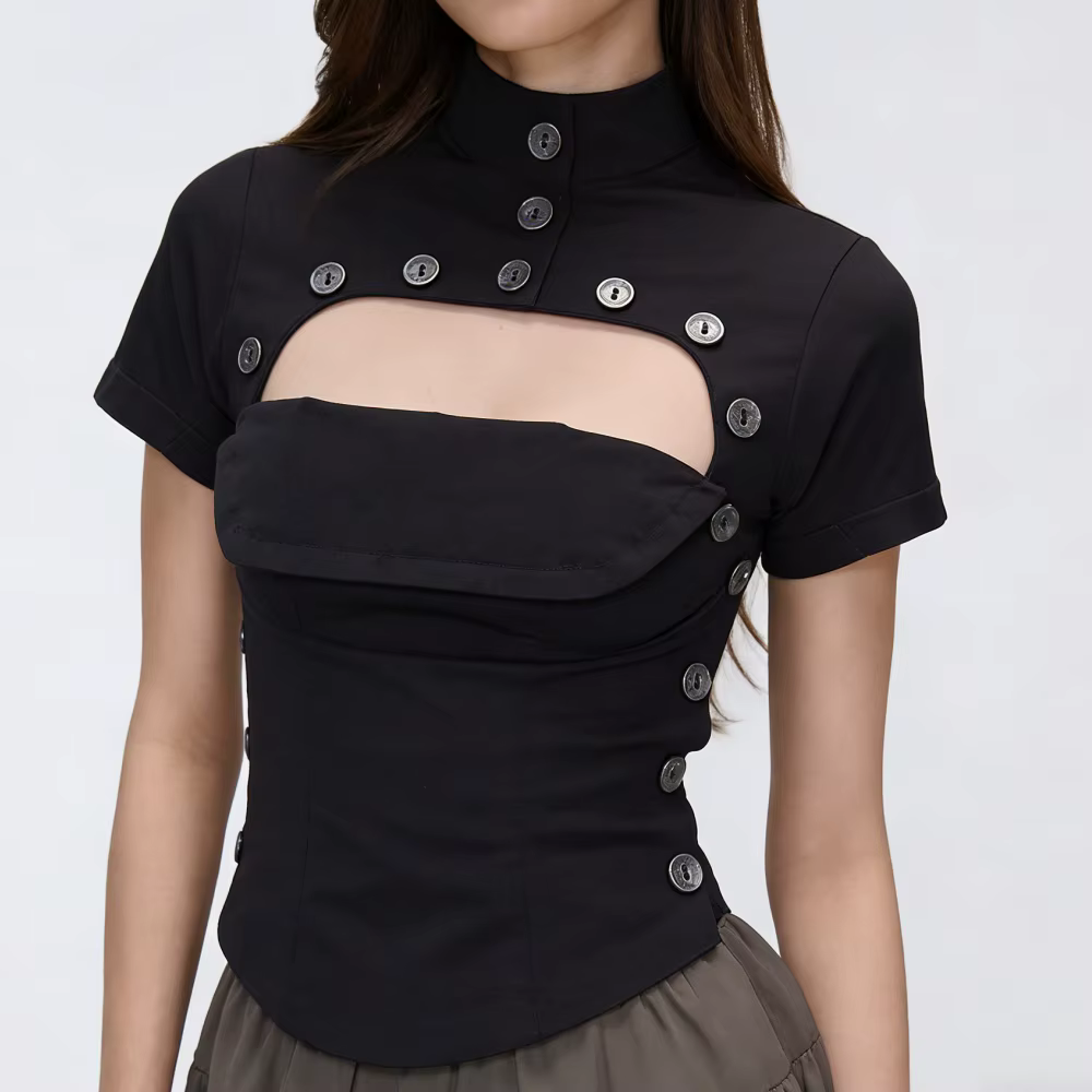 Haut ajusté sexy et tendance pour femme