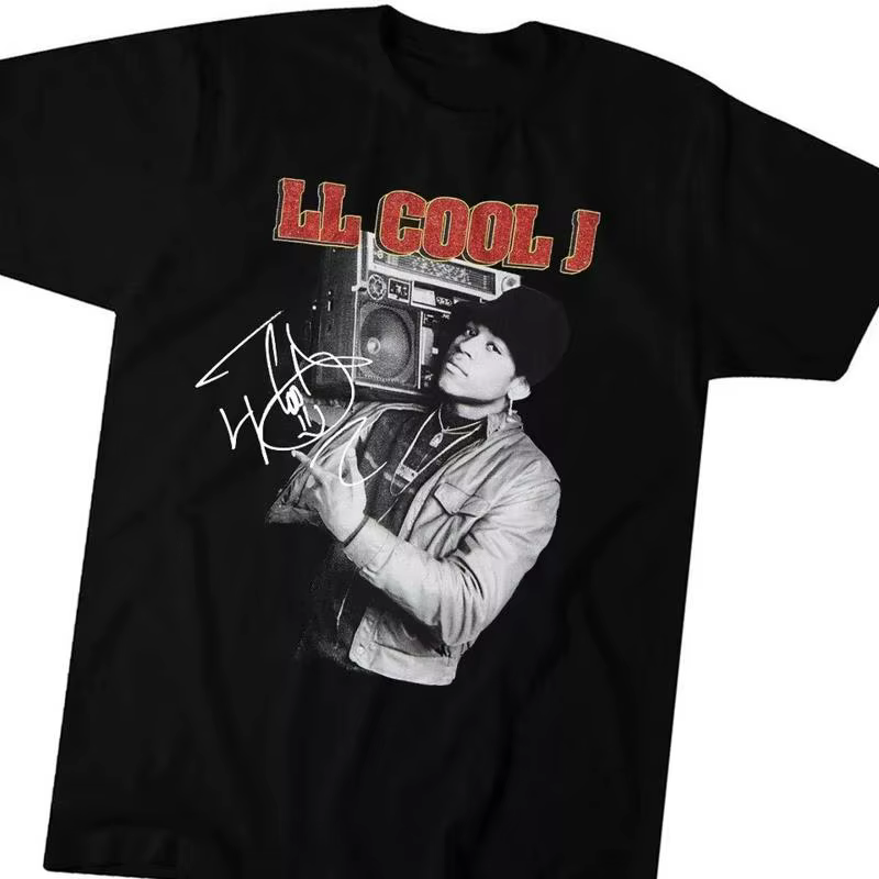Vente Vtg Ll Cool J Hip Hop musique coton lourd noir toutes tailles t-shirt