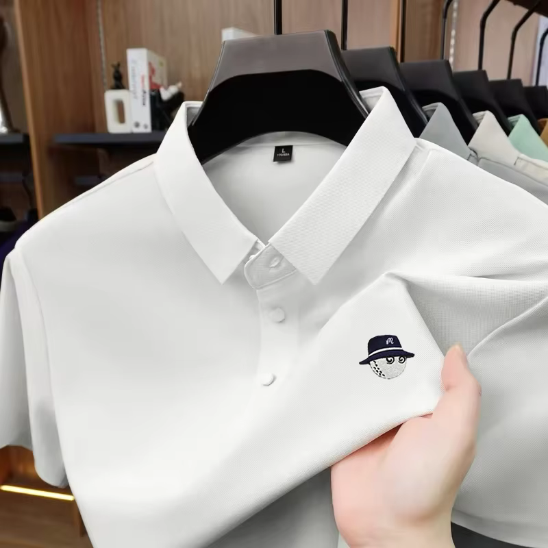 Polo de marque imprimé pour homme