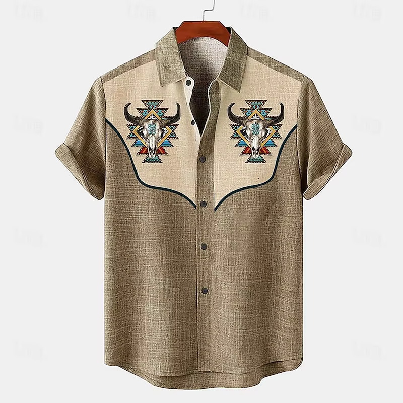 Chemise en lin pour hommes