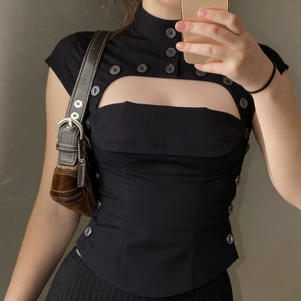 Haut ajusté sexy et tendance pour femme