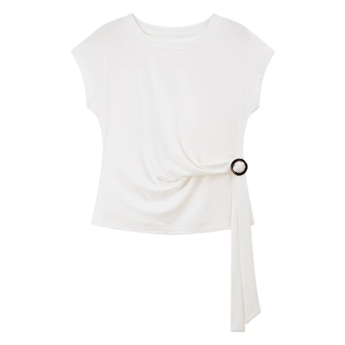T-shirt VIMLY pour femme en Lyocell à manches courtes