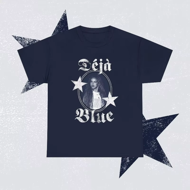 Deja bleu Beyonc É Tour modèle hommes T-shirt été nouveau Style unisexe