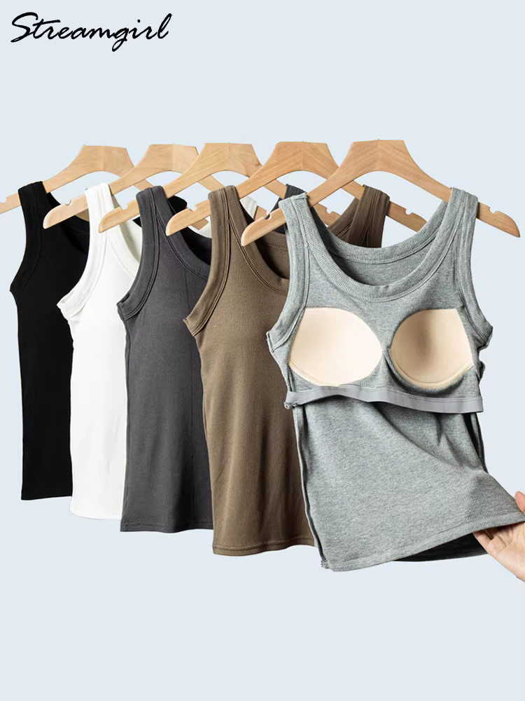 Debardeurs femme été, Camisole Oupill-Camisole en Fil Précieux